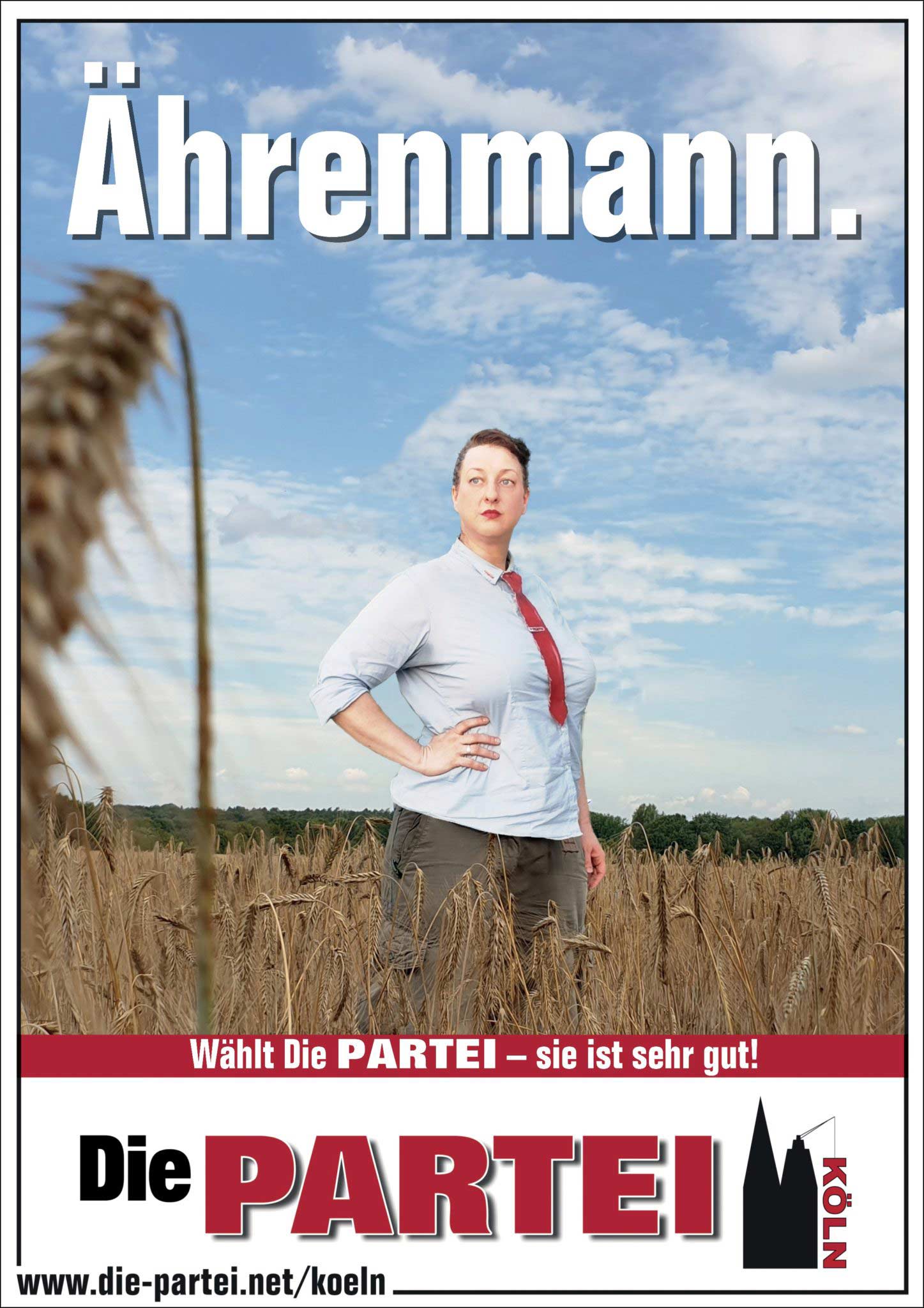 Ährenmann Wahlplakat